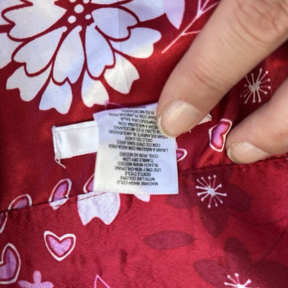 PINK By Victoria’s‎ Secret Red Satin Pajamas Small - Picture 6 of 6